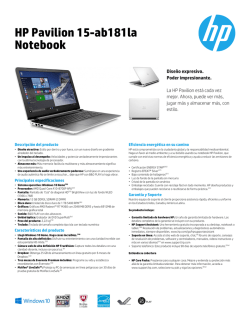 HP Pavilion 15-ab181la Notebook