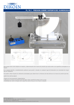 FL 10.1 - PRESION SOBRE SUPERFICIES SUMERGIDAS