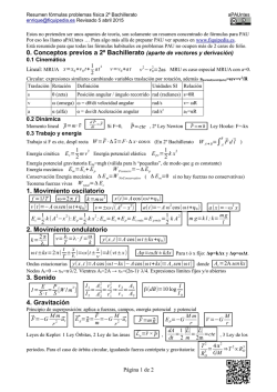 0. Conceptos previos a 2&ordm; Bachillerato (aparte de vectores y