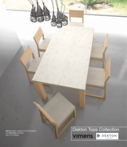 Dekton Tops Collection