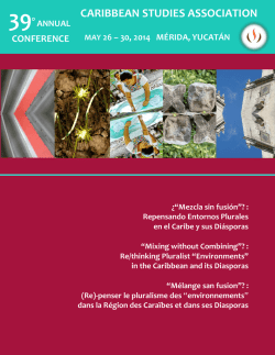 CARIBBEAN STUDIES ASSOCIATION