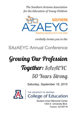 Brochure - Southern Arizona Association for the