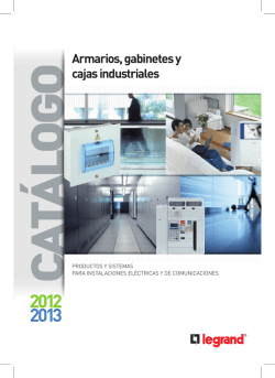 Armarios, gabinetes y cajas industriales