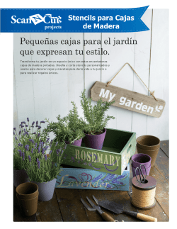 Stencils para cajas de madera.cdr