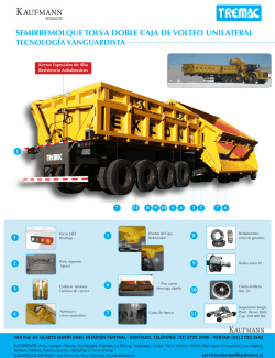 SEMIRREMOLQUE TOLVA DOBLE CAJA DE VOLTEO UNILATERAL