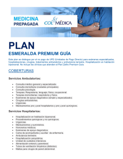 Plan ESMERALDA Premium Gu&iacute;a