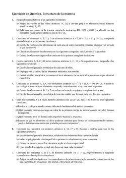 Problemas de Estequiometr&iacute;a