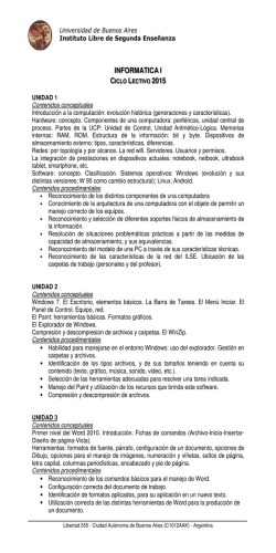 Inform&aacute;tica I