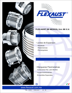 cat&aacute;logo - Flexaust de M&eacute;xico