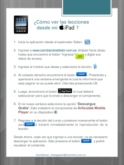Ver en iPad - Change Pain :: LATAM