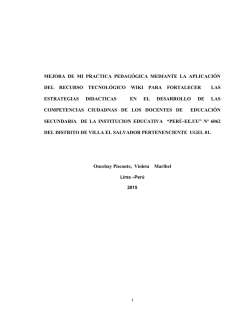 i MEJORA DE MI PRACTICA PEDAG&Oacute;GICA MEDIANTE LA