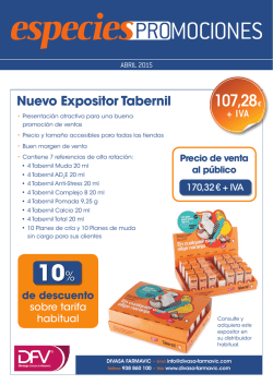 promociones abril 2015