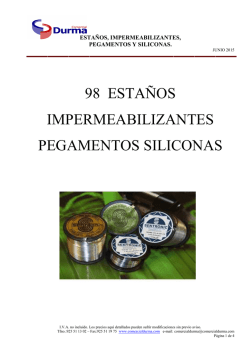 98 ESTANOS Y PEGAMENTOS