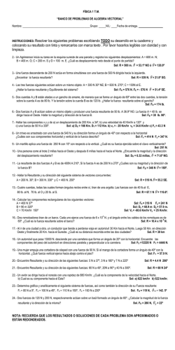 INSTRUCCIONES: Resolver los siguientes problemas escribiendo