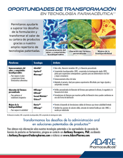 OPORTUNIDADES DE TRANSFORMACI&Oacute;N