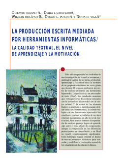 La producci&oacute;n escrita mediada por herramientas inform&aacute;ticas