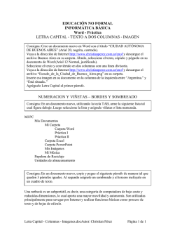 Letra Capital - Columnas - Imagenes