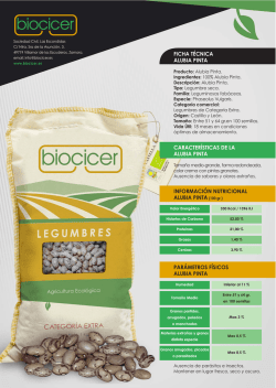 FICHA T&Eacute;CNICA ALUBIA PINTA CARACTER&Iacute;STICAS DE LA