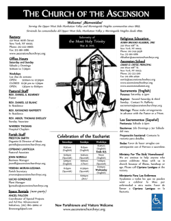 THE CHURCH OF THE ASCENSION