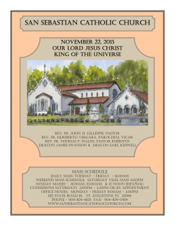 Nov. 22, 2015 - San Sebastian Catholic Church