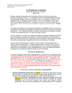 La Ofrenda de la Gratitud - The Church at Brook Hills