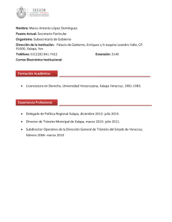 Nombre: Marco Antonio L&oacute;pez Dom&iacute;nguez Puesto