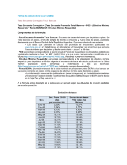 Tasa Encuesta Corregida Total Bancos