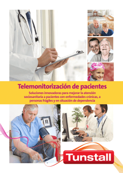 Telemonitorizaci&oacute;n de pacientes