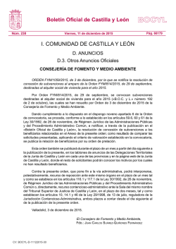 BOCYL n.&ordm; 238 11-diciembre-2015