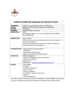 CURSO DE MONITOR ALQUILER DE MOTOS DE AGUA
