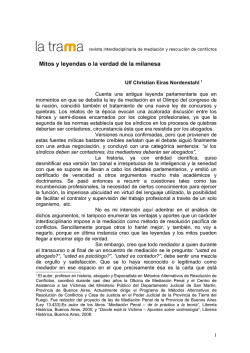 Mitos y Leyendas - Poder Judicial Provincial