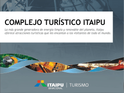 COMPLEJO TUR&Iacute;STICO ITAIPU