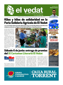 Kilos y kilos de solidaridad en la Feria Solidaria