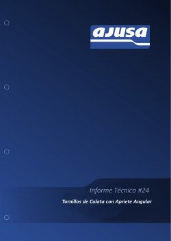 Tornillos de Culata con Apriete Angular