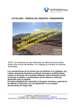 cat&aacute;logo - Gestion de Activos