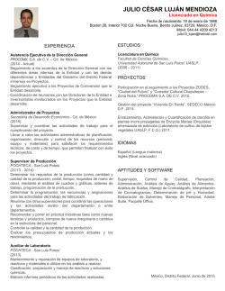 JULIO C&Eacute;SAR LUJ&Aacute;N MENDIOZA