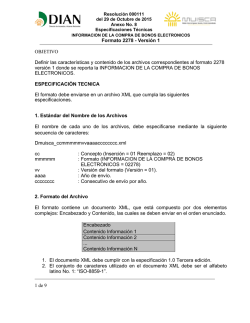 Formato 2278 - Versi&oacute;n 1 1 de 9 OBJETIVO Definir las