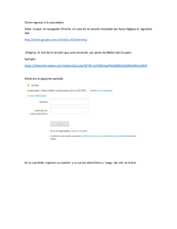 Como ingresar a la sala webex Debe ocupar el navegador Chrome