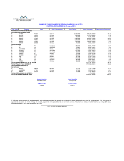 VALMX16 FONDO VALMEX DE DEUDA VALMEX16