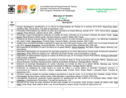 Mi&eacute;rcoles 21-10-2015 Grupo A 2:30 a 4:00 pm 12 PRESENTACI&Oacute;N