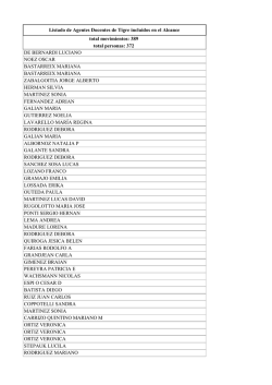 Docentes de Tigre incluidos en el alcance