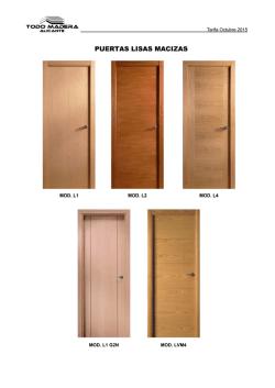 1.1 TARIFA PUERTAS LISAS