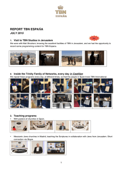 REPORT TBN ESPA&Ntilde;A