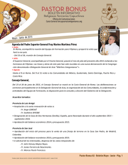 Pastor Bonus 82 - Amigonianos &ndash; Provincia Buen Pastor