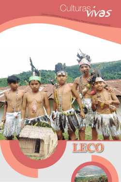 Culturas - Pueblos Ind&iacute;genas