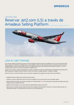 Reservar Jet2.com (LS) a trav&eacute;s de Amadeus