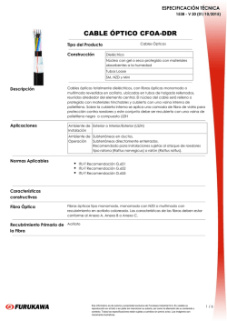 CABLE &Oacute;PTICO CFOA-DDR