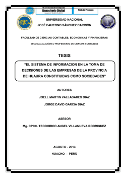 EL SISTEMA DE I LA TOMA DE DECISIONES