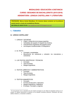 Lengua 2&ordm; - Instituto Sagasta