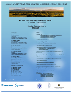 M&aacute;s informaci&oacute;n - FELH - Federaci&oacute;n Latinoamericana de Hernia